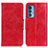 Leather Case Stands Flip Cover Holder M02L for Motorola Moto Edge 20 Pro 5G Red