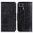 Leather Case Stands Flip Cover Holder M02L for Motorola Moto Edge 30 Lite 5G Black