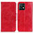 Leather Case Stands Flip Cover Holder M02L for Motorola Moto Edge 40 Pro 5G Red