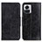 Leather Case Stands Flip Cover Holder M02L for Motorola Moto Edge X30 Pro 5G Black