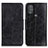 Leather Case Stands Flip Cover Holder M02L for Motorola Moto G Play Gen 2 Black