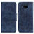 Leather Case Stands Flip Cover Holder M02L for Nokia C20 Plus Blue