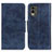 Leather Case Stands Flip Cover Holder M02L for Nokia C210 Blue