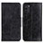 Leather Case Stands Flip Cover Holder M02L for Nokia G100 Black