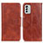 Leather Case Stands Flip Cover Holder M02L for Nokia G60 5G