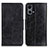 Leather Case Stands Flip Cover Holder M02L for Oppo F21s Pro 4G Black