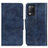 Leather Case Stands Flip Cover Holder M02L for Realme Q3i 5G Blue