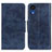 Leather Case Stands Flip Cover Holder M02L for Samsung Galaxy A03 Core Blue