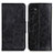 Leather Case Stands Flip Cover Holder M02L for Samsung Galaxy A04s Black