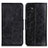 Leather Case Stands Flip Cover Holder M02L for Samsung Galaxy A13 4G Black
