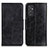 Leather Case Stands Flip Cover Holder M02L for Samsung Galaxy A15 4G Black