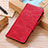 Leather Case Stands Flip Cover Holder M02L for Samsung Galaxy A32 4G Red