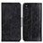 Leather Case Stands Flip Cover Holder M02L for Sony Xperia 10 III Lite Black