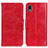 Leather Case Stands Flip Cover Holder M02L for Sony Xperia Ace III SO-53C Red