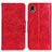 Leather Case Stands Flip Cover Holder M02L for Sony Xperia Ace III SOG08 Red