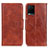 Leather Case Stands Flip Cover Holder M02L for Vivo Y21