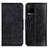 Leather Case Stands Flip Cover Holder M02L for Vivo Y21a Black