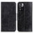 Leather Case Stands Flip Cover Holder M02L for Xiaomi Mi 11i 5G (2022) Black