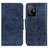 Leather Case Stands Flip Cover Holder M02L for Xiaomi Mi 11T 5G Blue