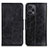 Leather Case Stands Flip Cover Holder M02L for Xiaomi Poco F5 5G Black