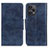 Leather Case Stands Flip Cover Holder M02L for Xiaomi Poco F5 5G Blue