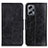 Leather Case Stands Flip Cover Holder M02L for Xiaomi Poco X4 GT 5G Black