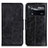 Leather Case Stands Flip Cover Holder M02L for Xiaomi Poco X4 Pro 5G Black