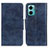 Leather Case Stands Flip Cover Holder M02L for Xiaomi Redmi 10 5G Blue