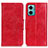 Leather Case Stands Flip Cover Holder M02L for Xiaomi Redmi 10 Prime Plus 5G Red