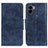 Leather Case Stands Flip Cover Holder M02L for Xiaomi Redmi A1 Plus Blue