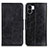 Leather Case Stands Flip Cover Holder M02L for Xiaomi Redmi A2 Plus Black