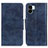 Leather Case Stands Flip Cover Holder M02L for Xiaomi Redmi A2 Plus Blue