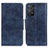 Leather Case Stands Flip Cover Holder M02L for Xiaomi Redmi Note 11 Pro 4G Blue