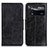 Leather Case Stands Flip Cover Holder M02L for Xiaomi Redmi Note 11E Pro 5G Black