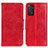 Leather Case Stands Flip Cover Holder M02L for Xiaomi Redmi Note 11S 4G Red