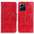 Leather Case Stands Flip Cover Holder M02L for Xiaomi Redmi Note 12 4G Red