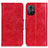 Leather Case Stands Flip Cover Holder M02L for Xiaomi Redmi Note 12R Pro 5G Red