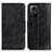 Leather Case Stands Flip Cover Holder M02L for Xiaomi Redmi Note 12S Black