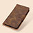 Leather Case Stands Flip Cover Holder M03L for Huawei Honor 10X Lite Brown