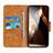 Leather Case Stands Flip Cover Holder M03L for Huawei Honor 50 5G