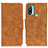 Leather Case Stands Flip Cover Holder M03L for Motorola Moto E40