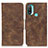 Leather Case Stands Flip Cover Holder M03L for Motorola Moto E40