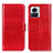 Leather Case Stands Flip Cover Holder M03L for Motorola Moto Edge 30 Ultra 5G Red