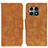 Leather Case Stands Flip Cover Holder M03L for OnePlus 10 Pro 5G Khaki