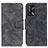 Leather Case Stands Flip Cover Holder M03L for Oppo F19s Black