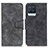 Leather Case Stands Flip Cover Holder M03L for Realme 8 Pro Black