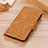 Leather Case Stands Flip Cover Holder M03L for Samsung Galaxy A02s Khaki