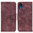 Leather Case Stands Flip Cover Holder M03L for Samsung Galaxy A03 Core Purple