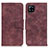 Leather Case Stands Flip Cover Holder M03L for Samsung Galaxy A22 4G Purple