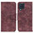 Leather Case Stands Flip Cover Holder M03L for Samsung Galaxy M32 4G Purple